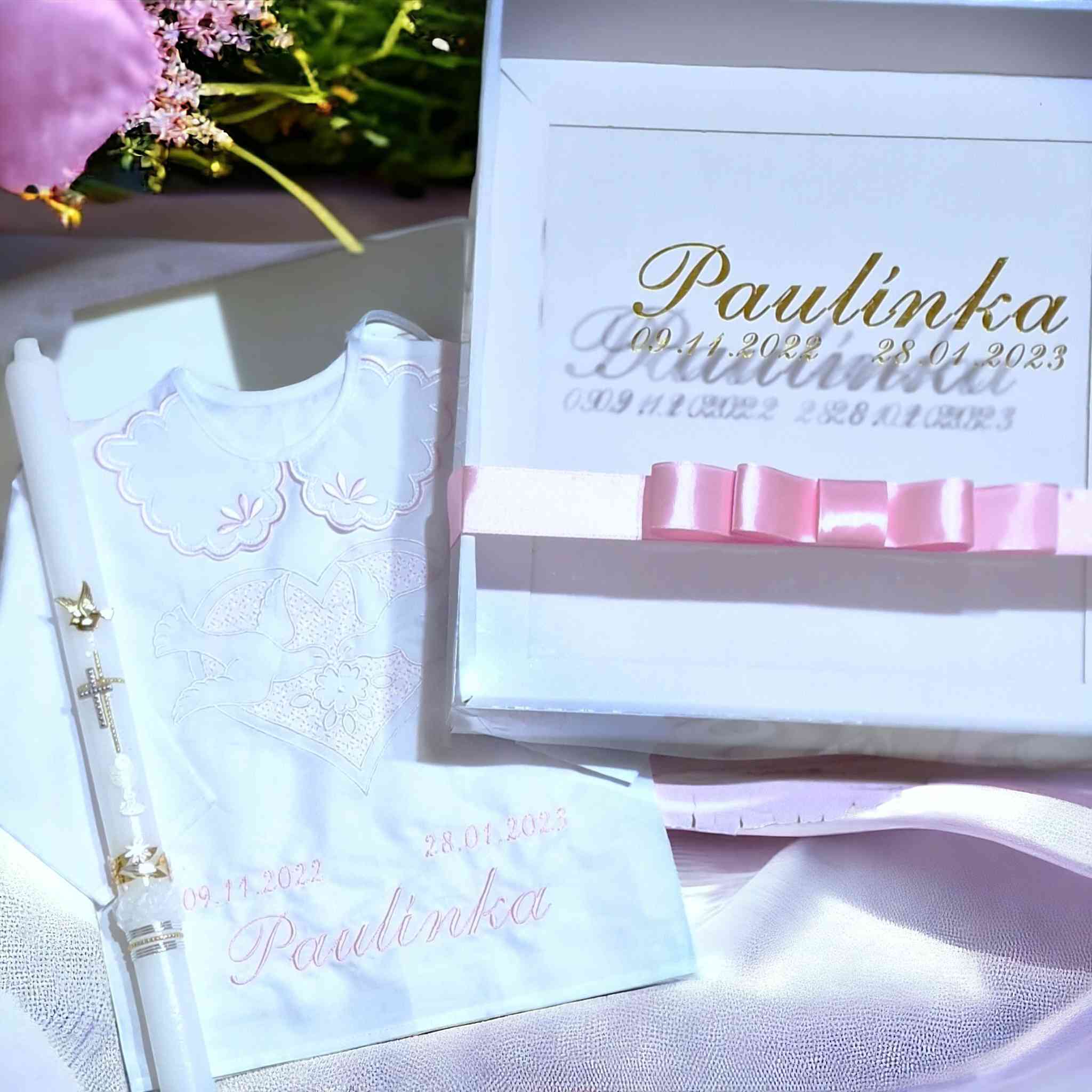 Darčeková krabička na set košieľka a sviečka