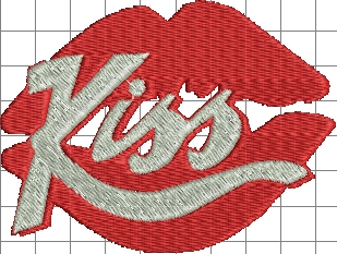 Nažehlovačka / nášivka Kiss